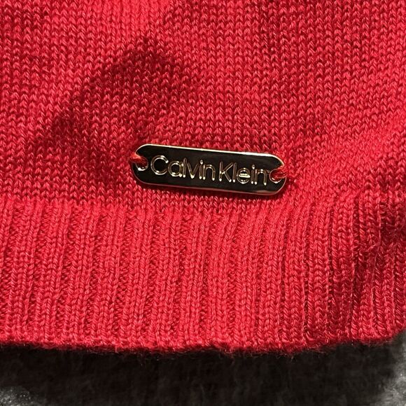 Calvin Klein Red Sparkle Long Sleeve Top Womens Plus Size 3X New with Tags - Picture 4 of 8